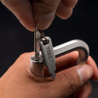 close up view of key going into BetaLock