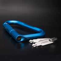 blue betalock and 2 keys on black background